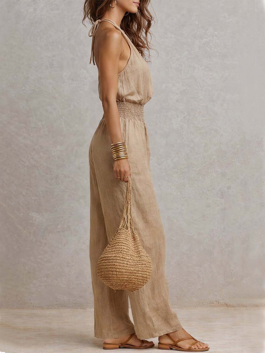 Valerie – Elegant Halterneck Jumpsuit