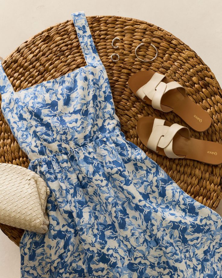 New Summer Crush Incoming: Our 100% European Linen Fit & Flare Midi