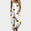 Penelope - Comfortable Printed Dungarees