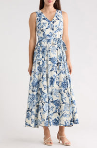 Sleeveless V Neck Maxi Dress (Women) Nordstromrack
