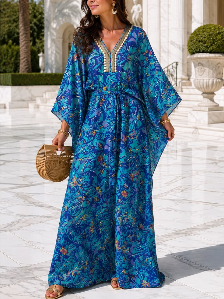 Lilly Pulitzer Dress Lilly Pulitzer Wilda Maxi Caftan Dress Small Nwt