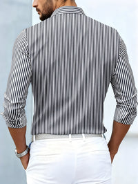 Beau – Vintage Striped Long Sleeve Shirt