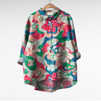 Cerelia - Elegant Linen Summer Blouse