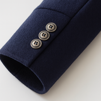 Jonah - Wool Blend Overcoat with Stand Collar