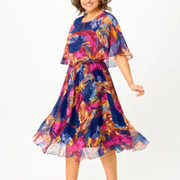 Riva - Breezy Plus-Size Chiffon Dress