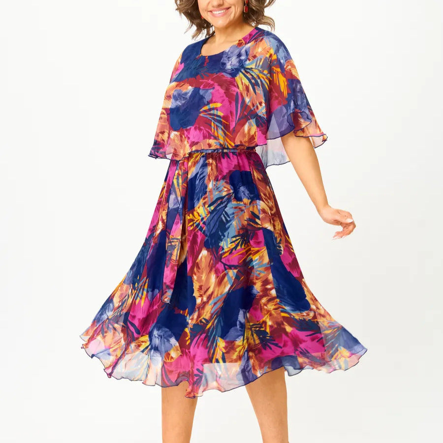 Riva - Breezy Plus-Size Chiffon Dress