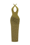 Solea Maxi Dress Deep Olive