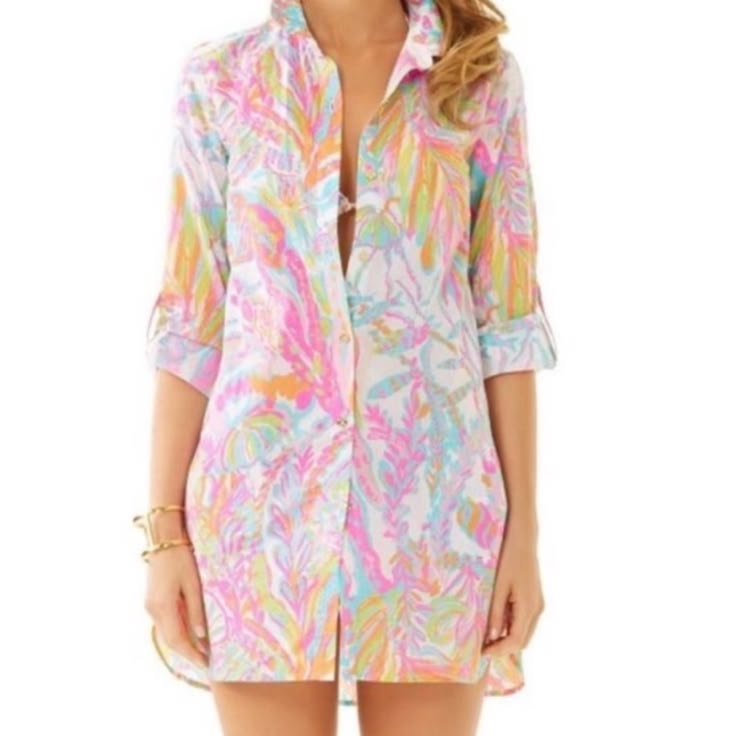 Lilly Pulitzer Dress Lilly Pulitzer Jupiter Island Tunic Scuba To Cuba