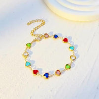 Clarah – Heart Charm Bracelet