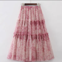 Sabrina Printed Flowy Skirt