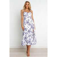 Petal and Pup Women's Azelia Dress - Blue Floral 12