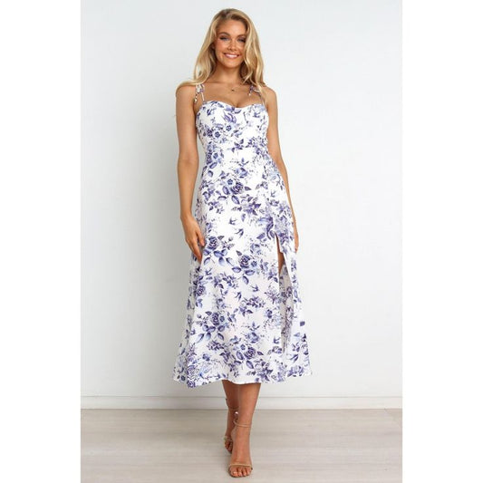 Petal and Pup Women's Azelia Dress - Blue Floral 12