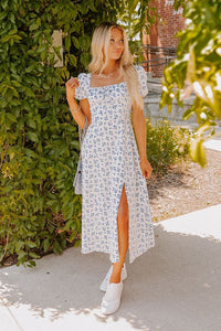 Kensington Gardens Floral Midi Dress