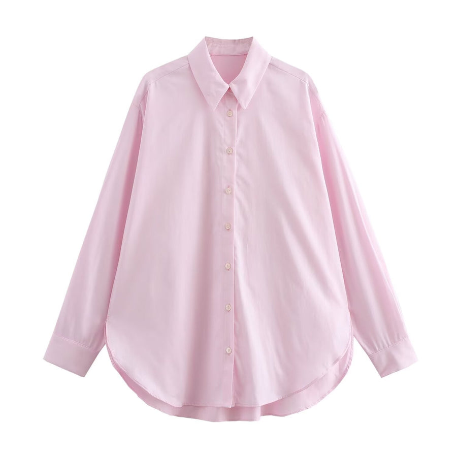 Mackenzie Classic Collar Button-Up Blouse