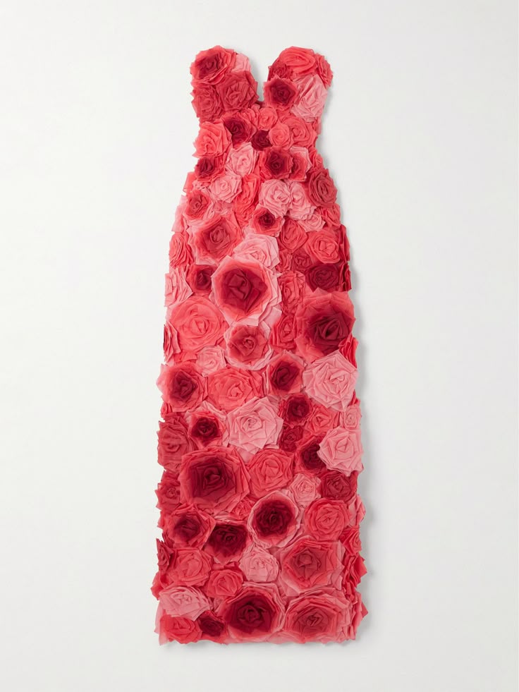 Erdem - Embellished Off-the-shoulder Silk-chiffon Gown - Pink - UK 8
