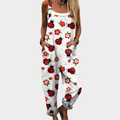 Edith - Comfortable Printed Dungarees