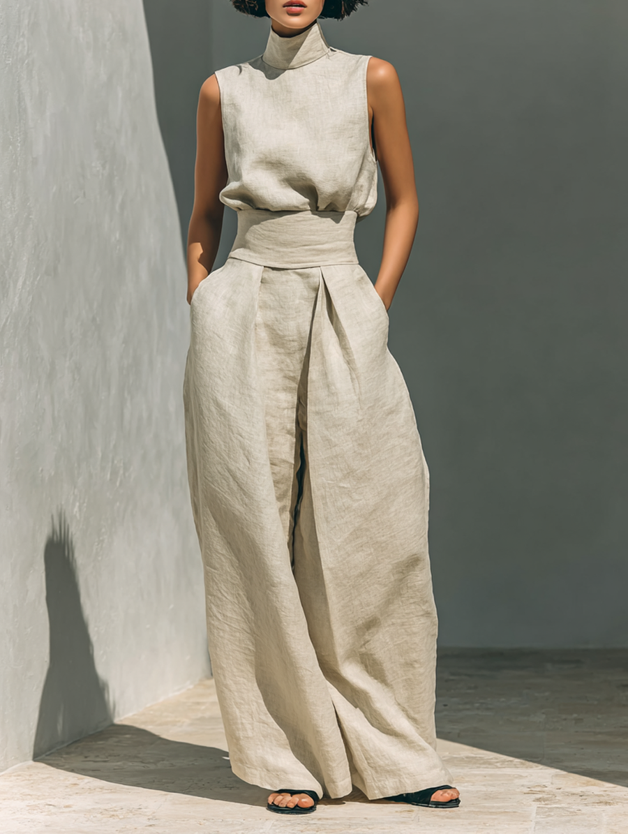Livia – Cotton & Linen Minimalist Set
