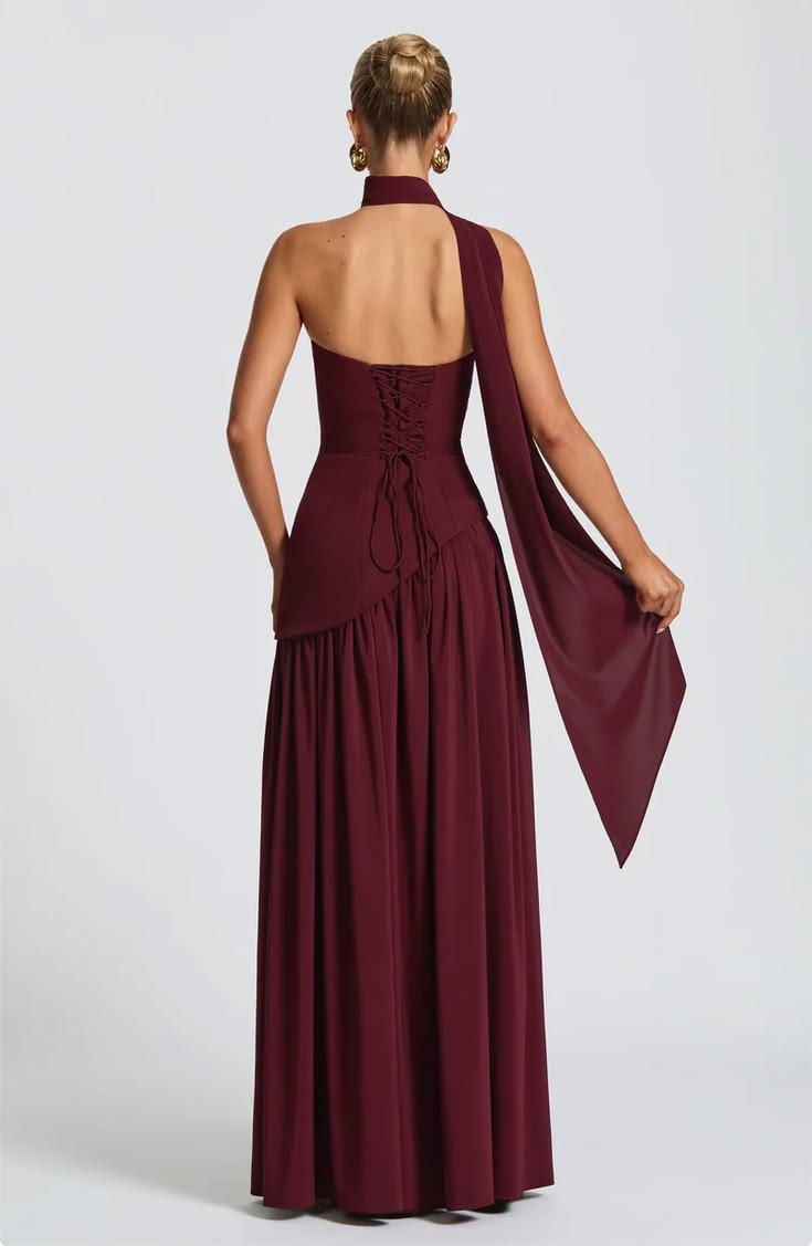 Maliyah Maxi Dress Cherry Lacquer