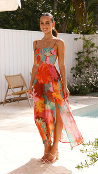 Elda Floral Maxi Dress