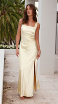 Alina Square Neck Maxi Dress