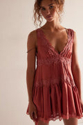 In This Groove Mini Slip Dress