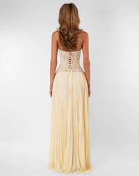 Fenity Gaia Dress in Butter Size XS, S, & M