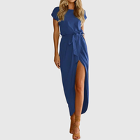 Maelis | Casual Midi Dress Blue
