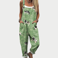 Amelia - Comfortable Printed Dungarees