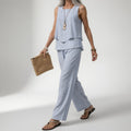 Carissa – Coastal Stripe Two-Piece Set