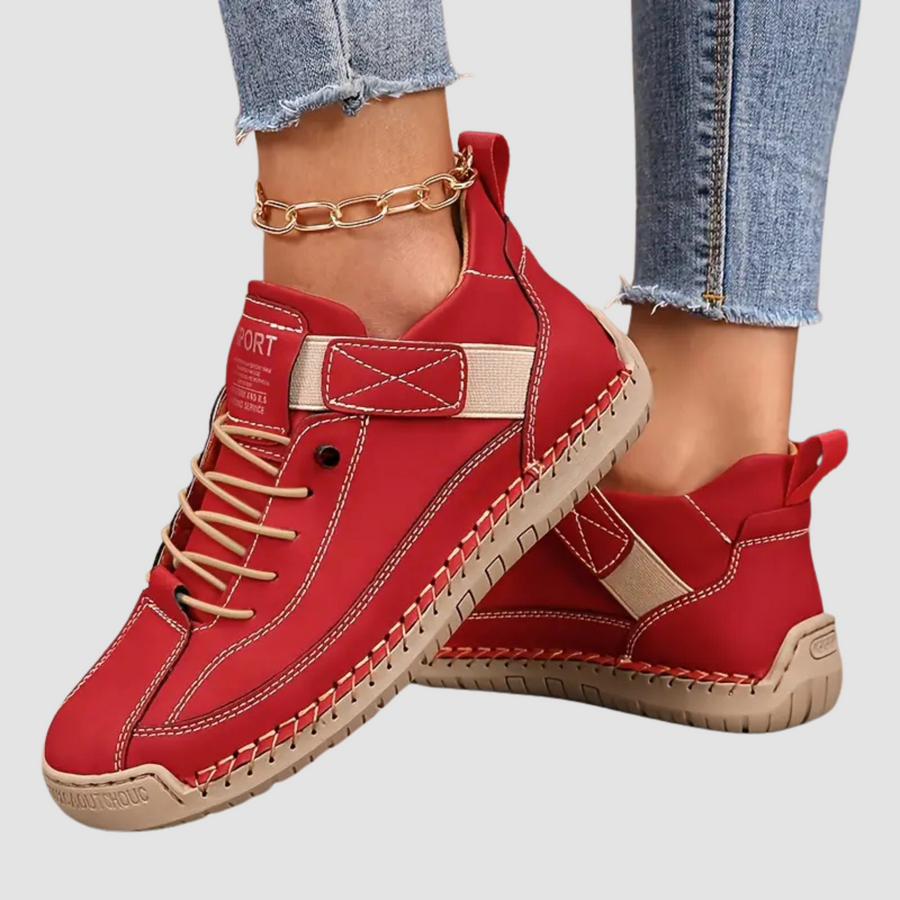 Saela | Orthopedic Sneakers Red