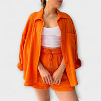 Roselina | Elegant Top & Bottom Orange