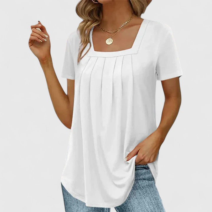 Lenabria | Elegant Summer Blouse White