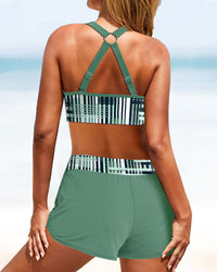 Lowenna - High Waist Ribbed Bikini