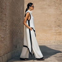 Lexie - Sleeveless Linen Trouser Set