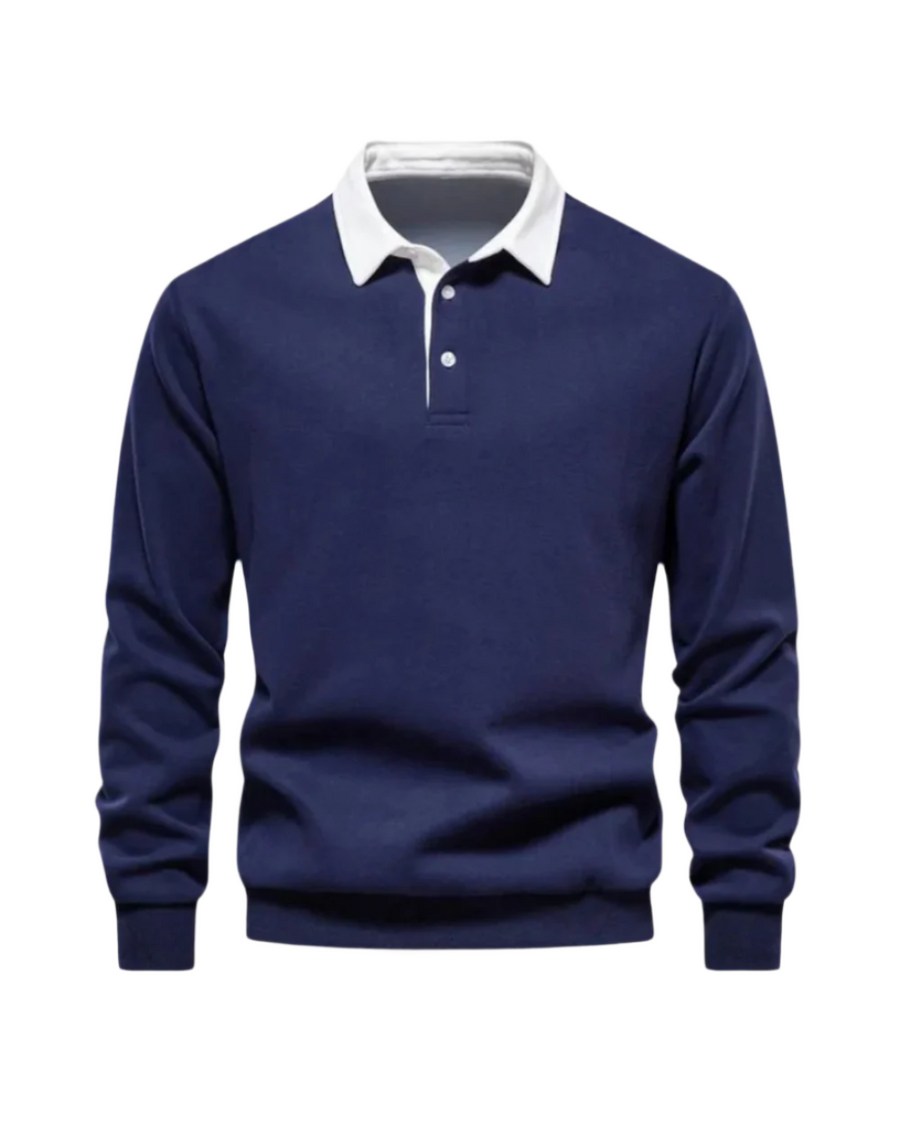 Curtis – Casual Polo Knit Sweater