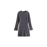 CLOE | KNIT DRESS Dark Gray