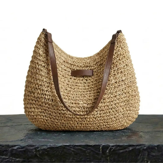 Avielle – Straw Crossbody Handbag