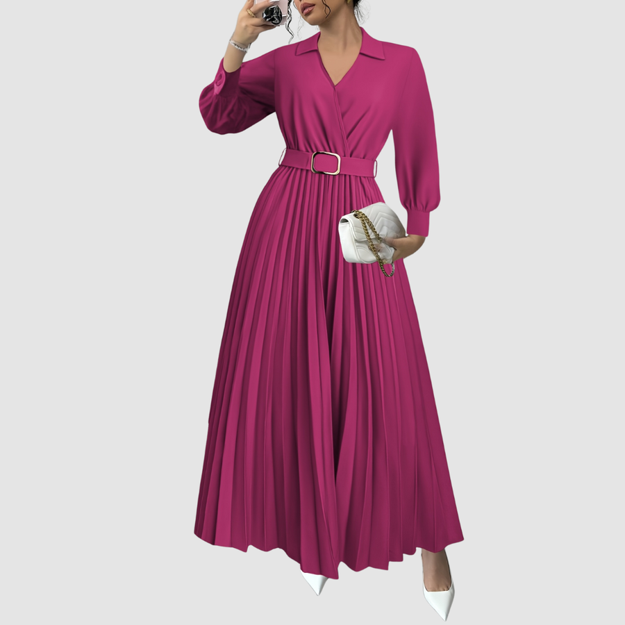 Margot Lane | Everyday Elegance Dress Fuchsia
