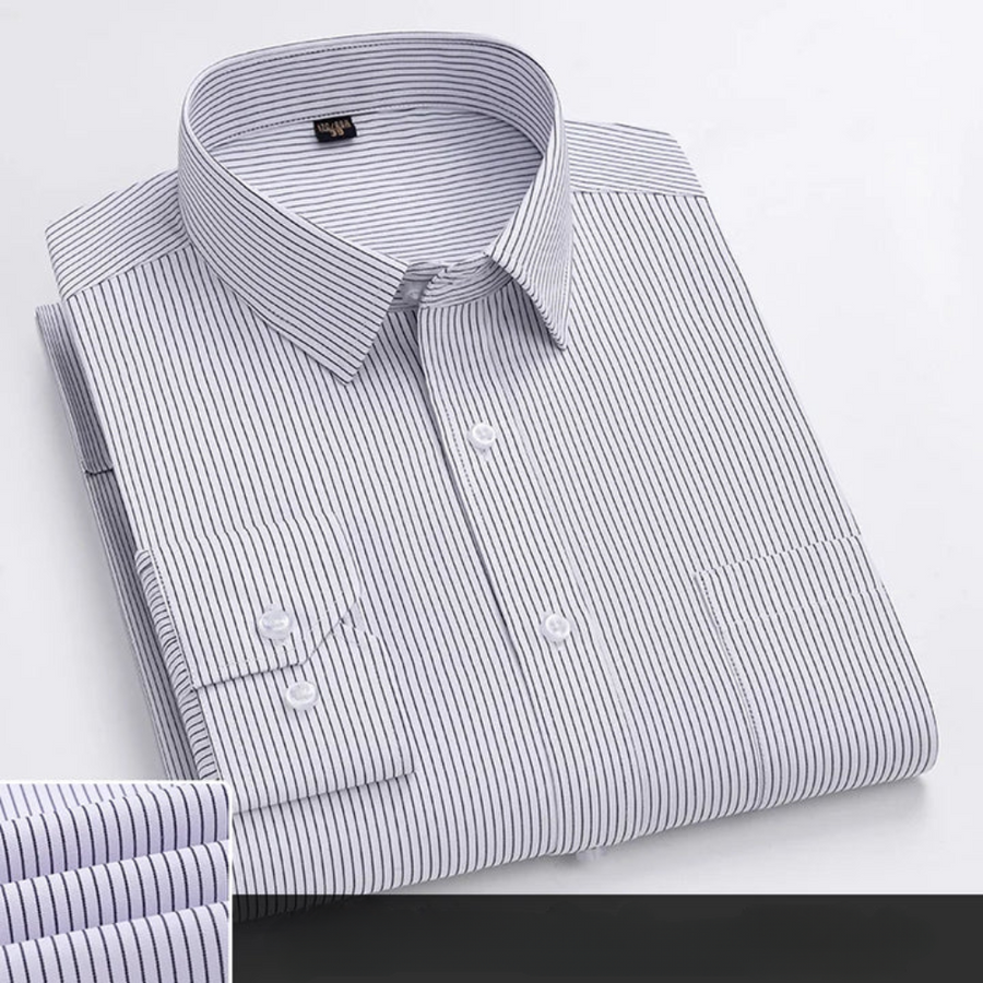 Axel | Elegant Office Shirt Gray