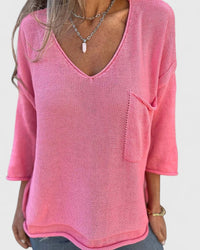 Lyzzarah | Comfortable Top Pink