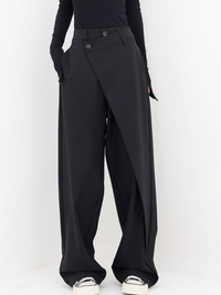 Arleth Wide-Leg Structured Trousers