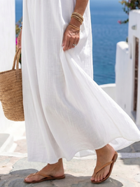 Ione - Natural Flowing Maxi Dress