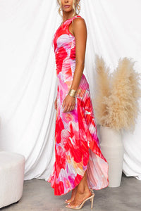 Beryl - Pleated One-Shoulder Dress