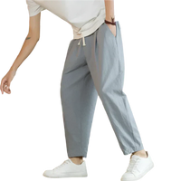 Nicholas | Cotton Pants Cancun. Light Gray