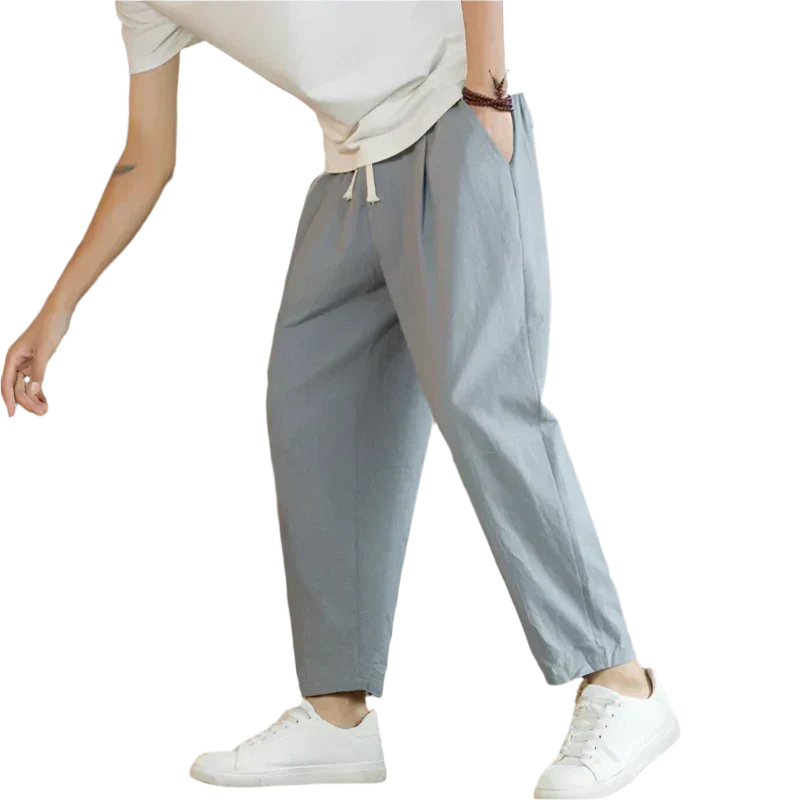 Nicholas | Cotton Pants Cancun. Light Gray