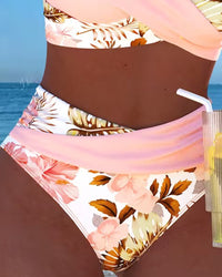 Cosima - Floral Contrast Bikini Set