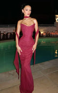 Sexy Mermaid Sweetheart Chiffon Prom Dress Formal Summer Wedding Guest
