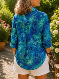 Georgia - Peacock Grace Blouse
