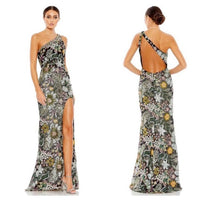 Mac Duggal Dress Mac Duggal Women's Embellished Floral One Shoulder