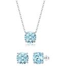 Rose-Cut Blue D Necklace